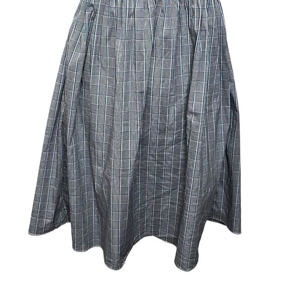 Hill House Athena Nap Dress Women’s Small Thai Check Plaid Cotton Mini Smocked - Picture 8 of 10